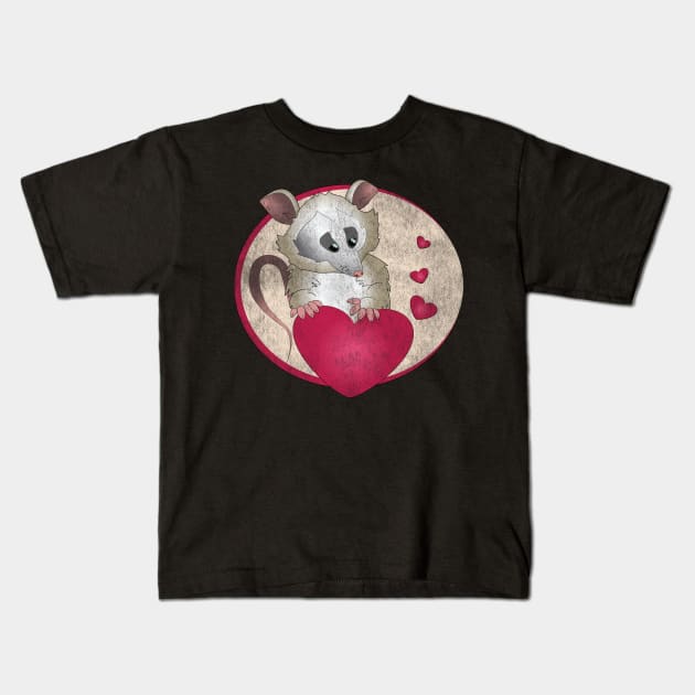 Possum Lovers Kids T-Shirt by Mollie